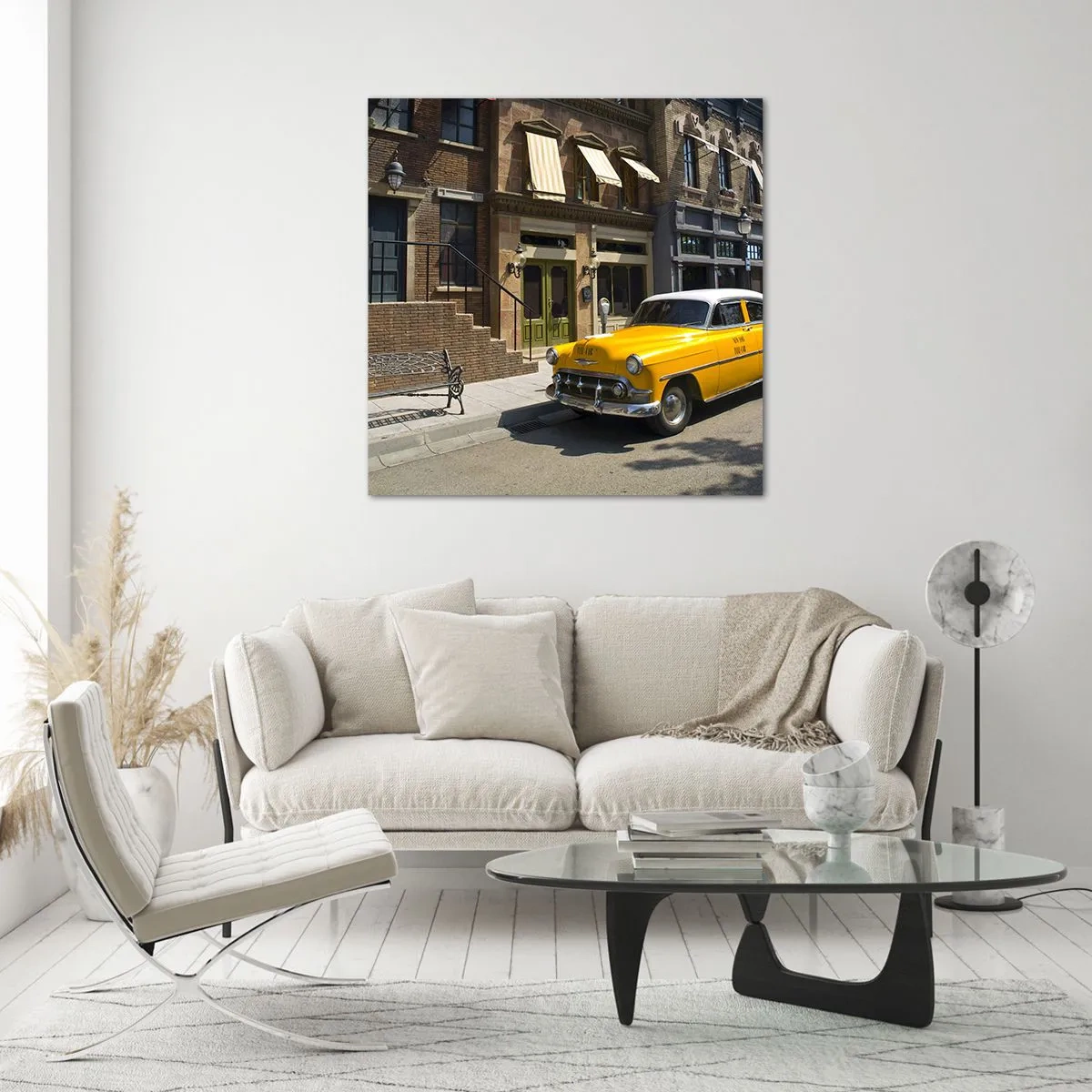 Tablou pe sticlă - A fost odată ca niciodată în America - 30x30 cm