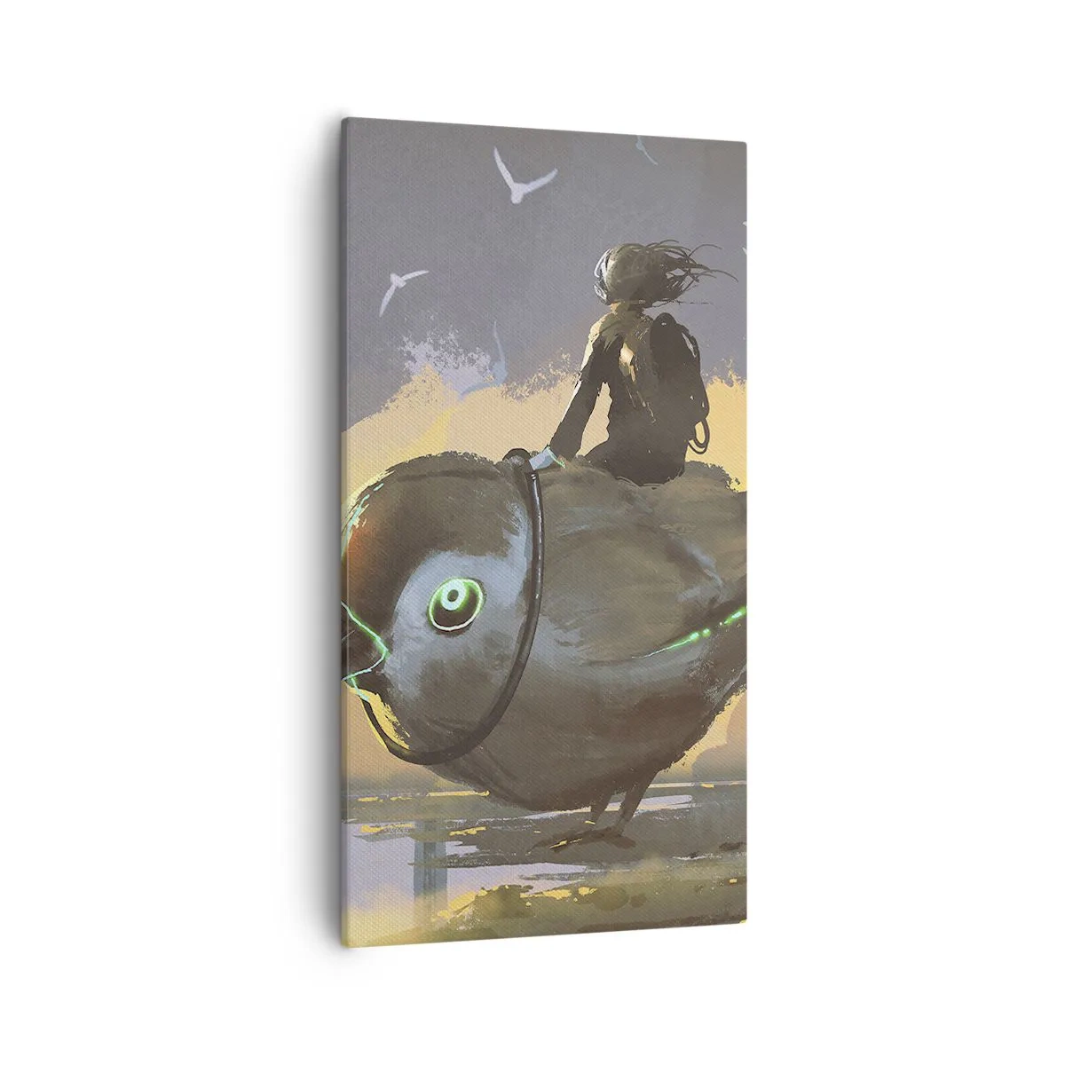 Tablou pe pânză - O oprire într-o călătorie fantastică - 55x100 cm