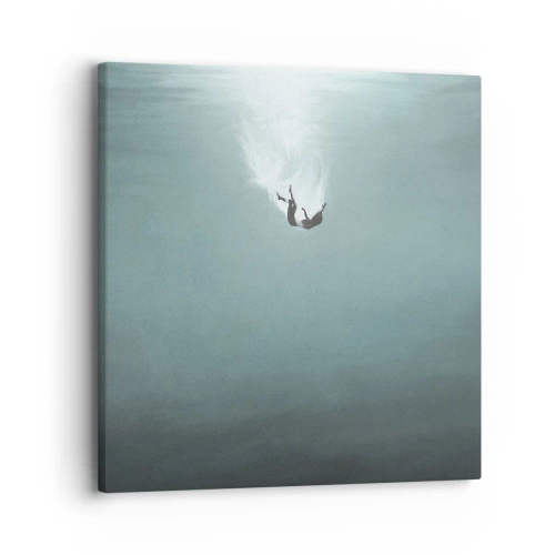 Tablou pe pânză - În îmbrățișarea oceanului - 30x30 cm