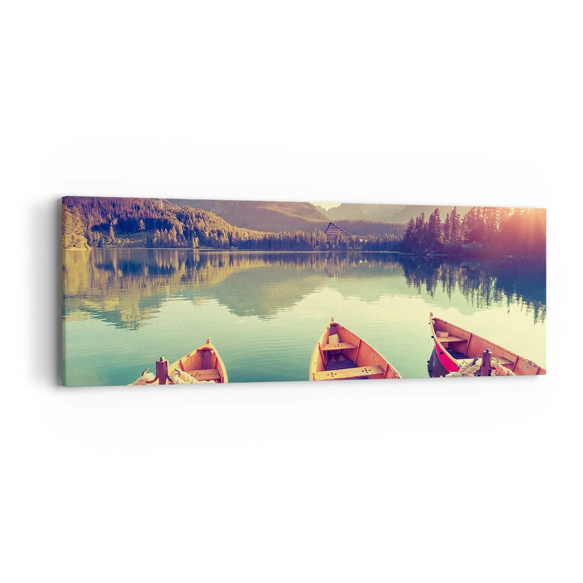 Tablou pe pânză - Pentru a trăi după legile sale - 90x30 cm