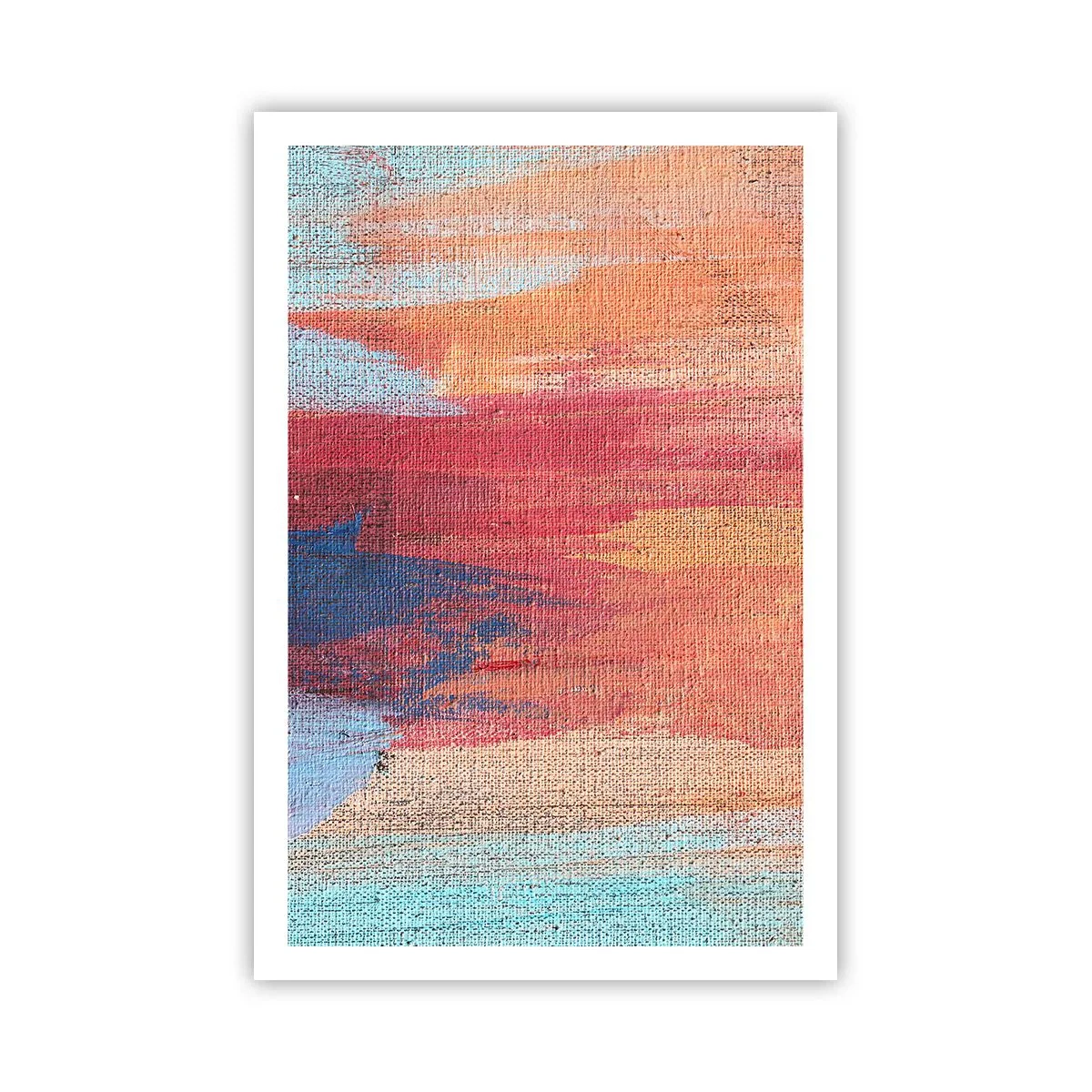 Poster - Plutind prin curcubeu - 61x91 cm