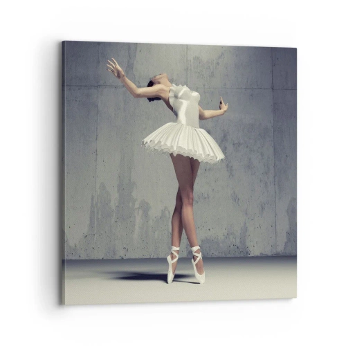 Tablou pe pânză - Ușoară ca o pasăre - 70x70 cm