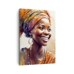 Tablou pe pânză - Regina africană - 50x70 cm