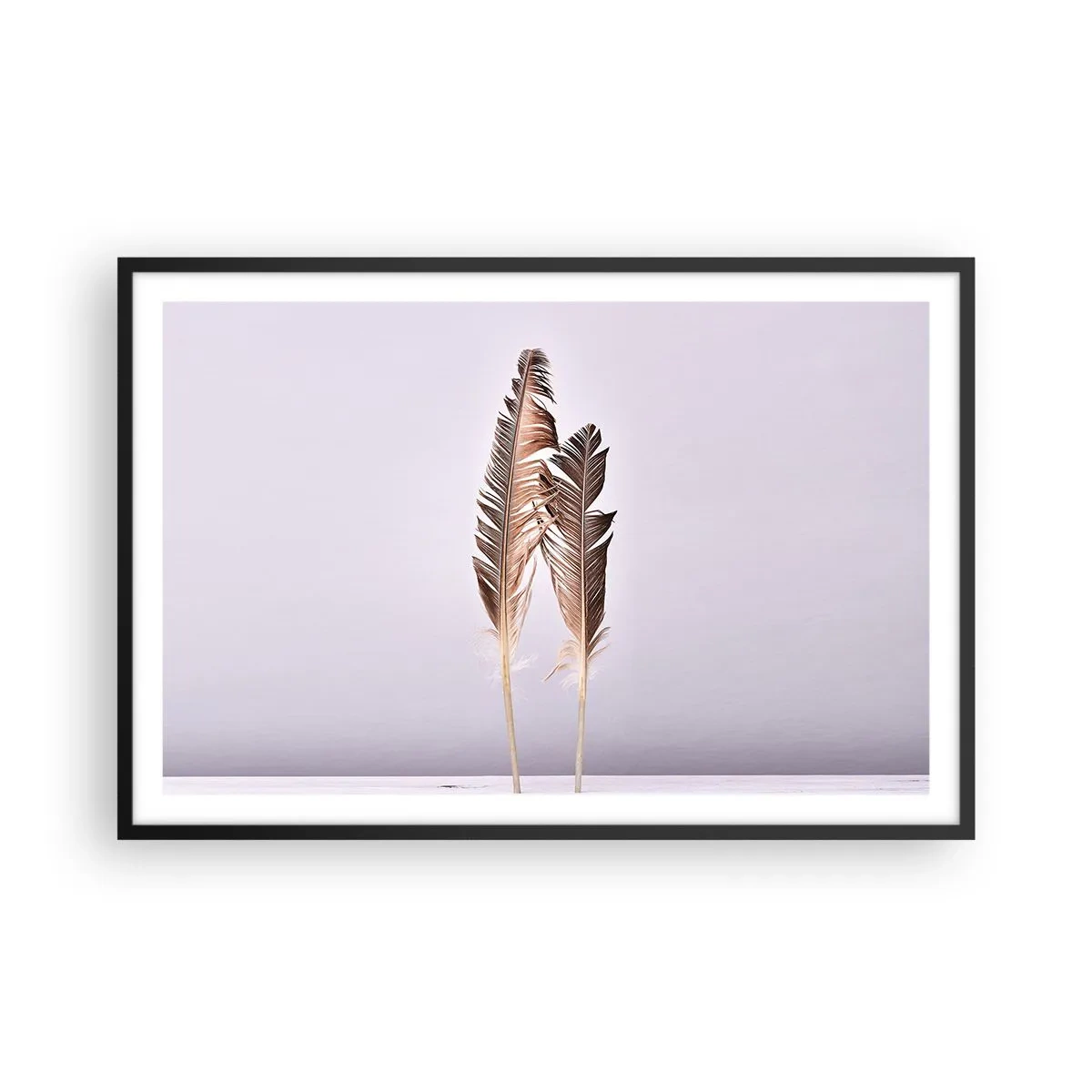 Poster în ramă neagră - Împotriva neantului - 91x61 cm
