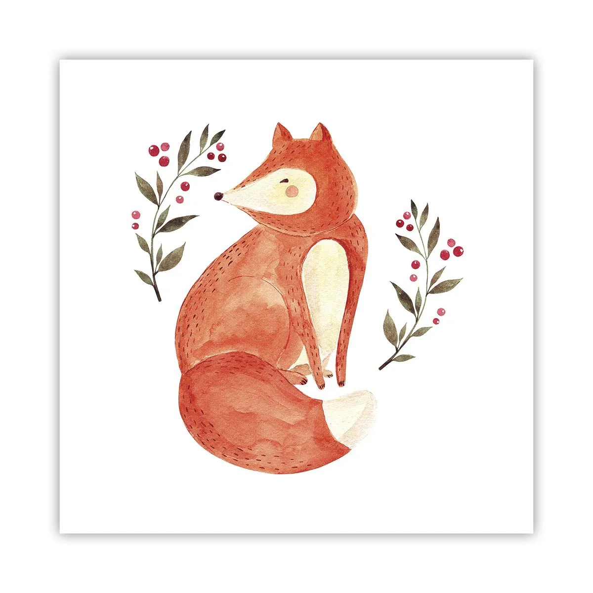 Poster - Micuțul roșcat - 60x60 cm