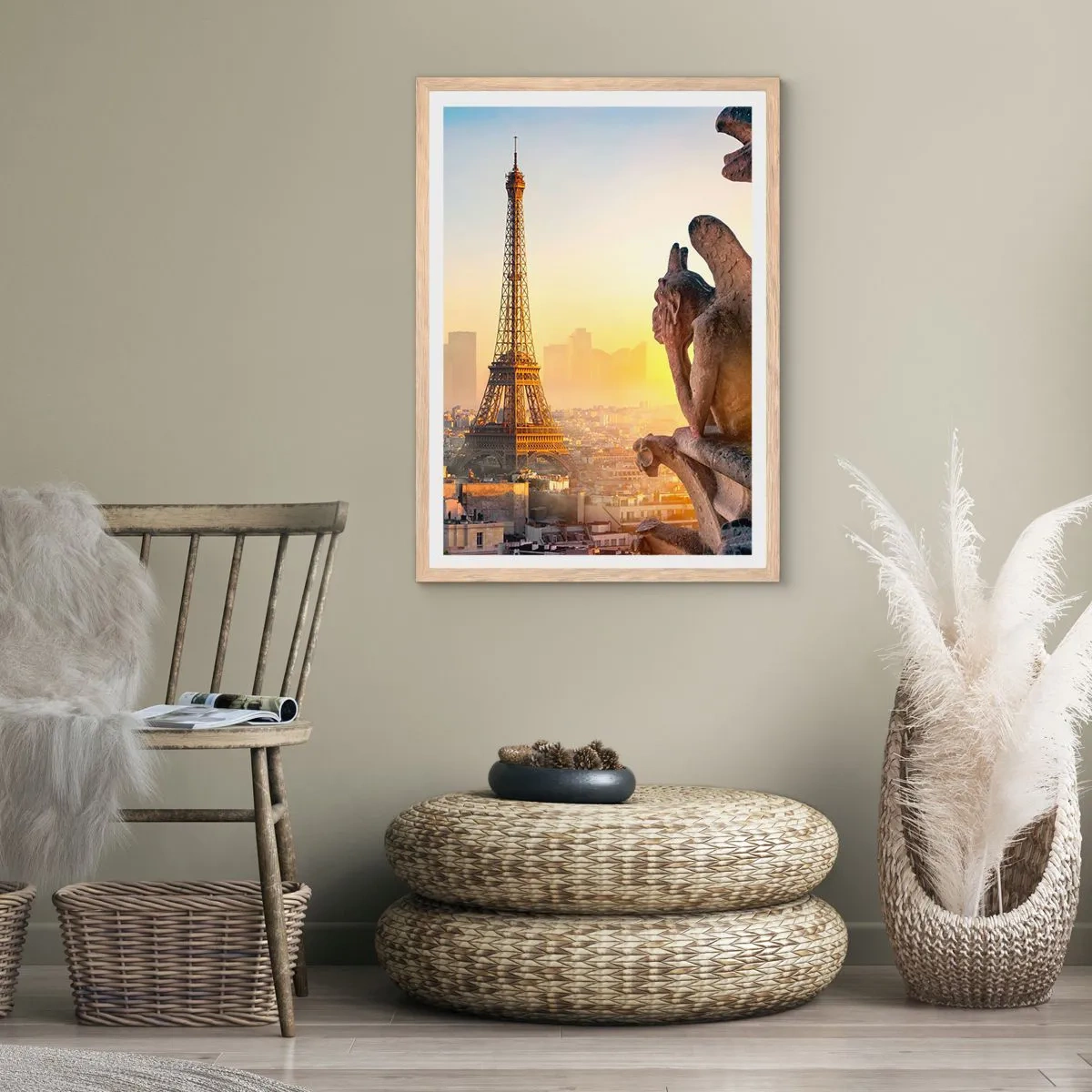 Poster în ramă de stejar deschis - S-au schimbat multe... - 70x100 cm