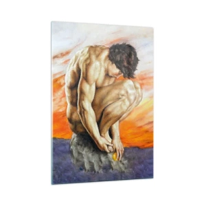 Tablou pe sticlă - Ascultându-se pe sine - 50x70 cm