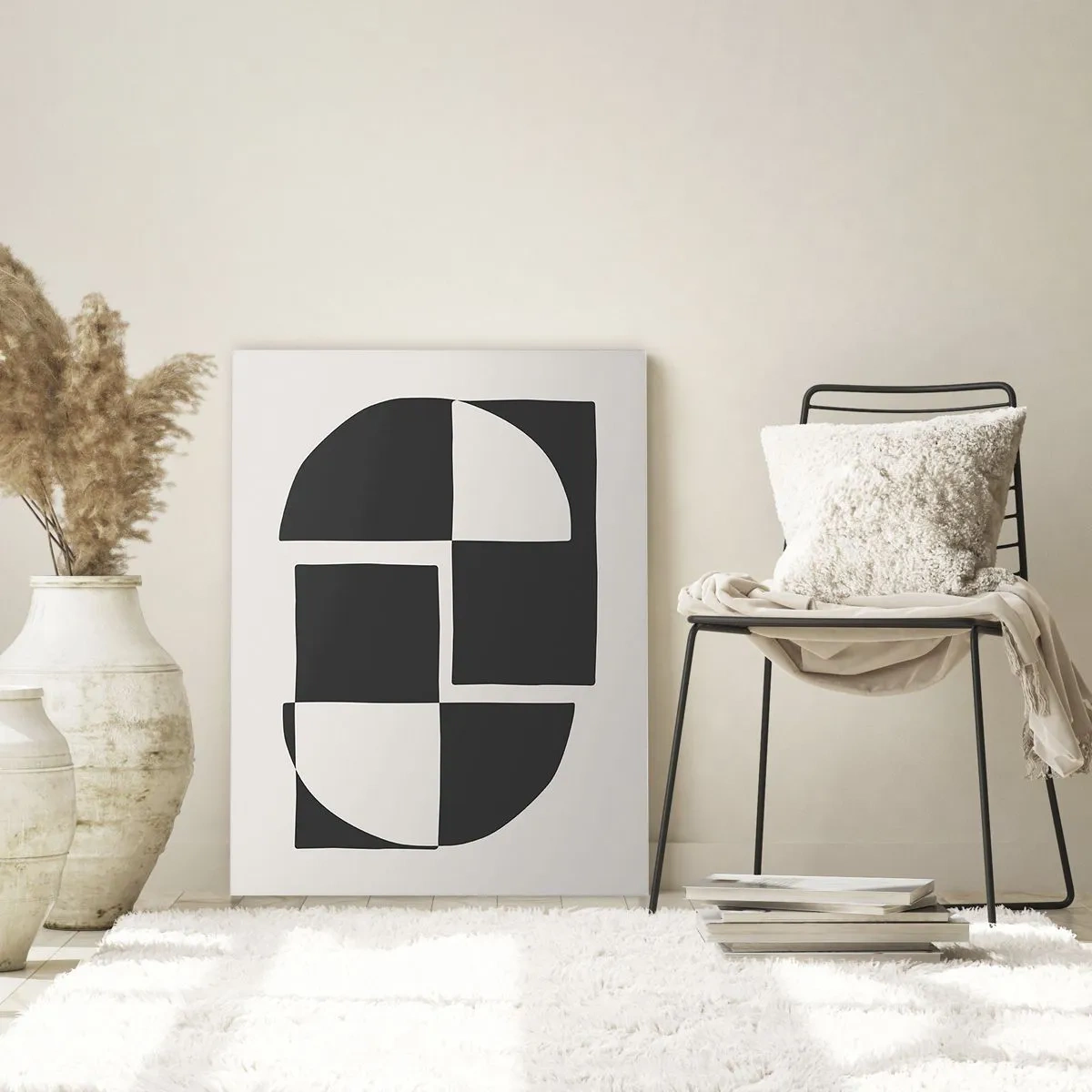 Tablou pe sticlă - Antiteză - sinteză - 70x100 cm