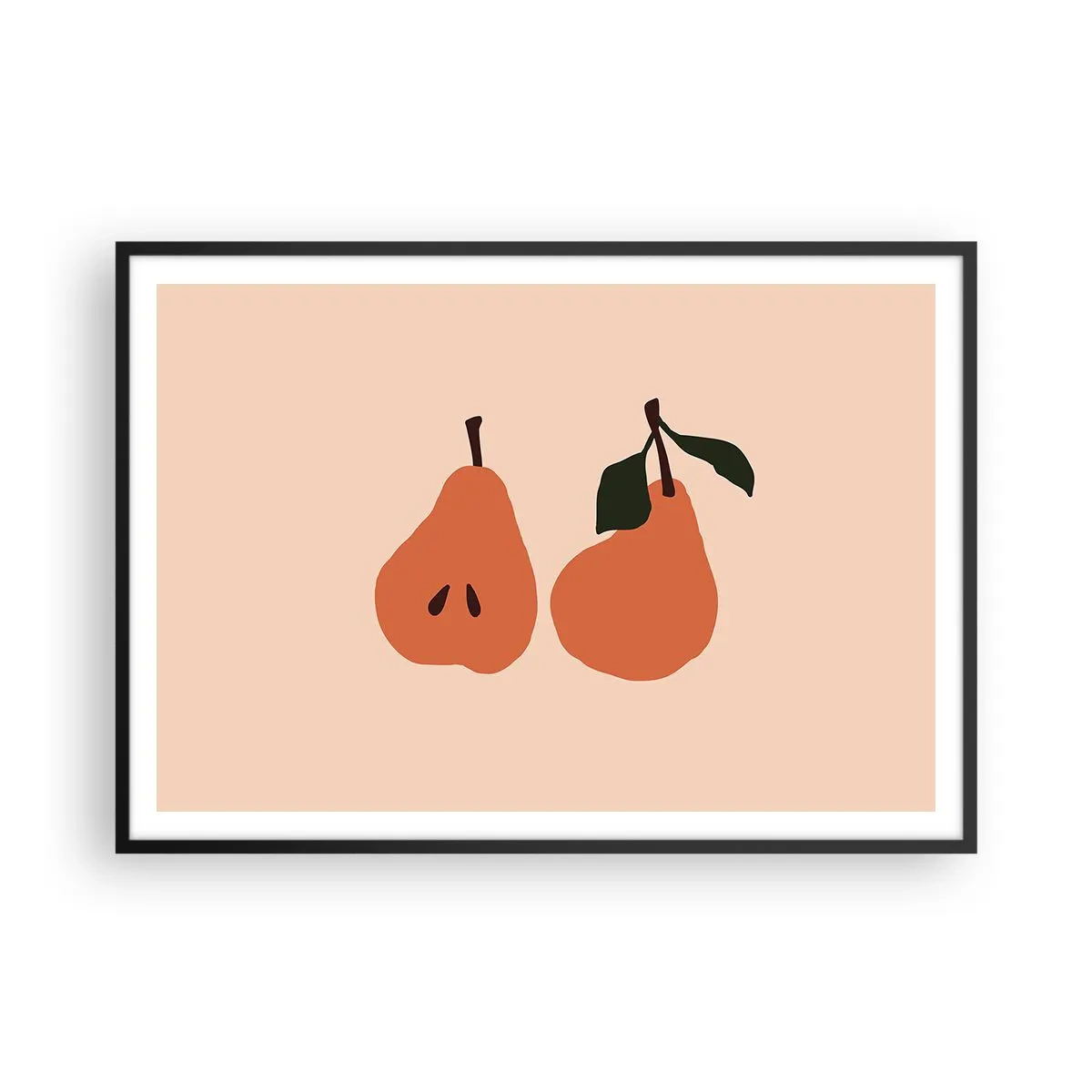 Poster în ramă neagră - Dulceața în sine - 100x70 cm