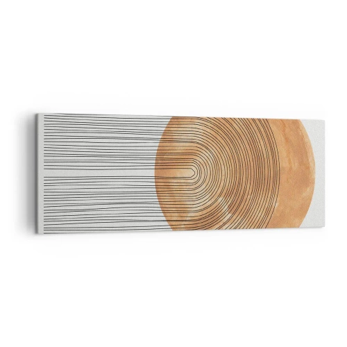 Tablou pe pânză - Compoziția solară - 140x50 cm