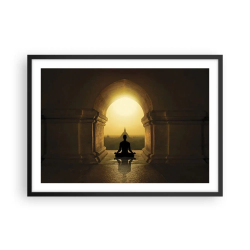 Poster în ramă neagră - Armonie completă - 70x50 cm