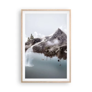 Poster în ramă de stejar deschis - Prin ochii unui suprarealist - 61x91 cm