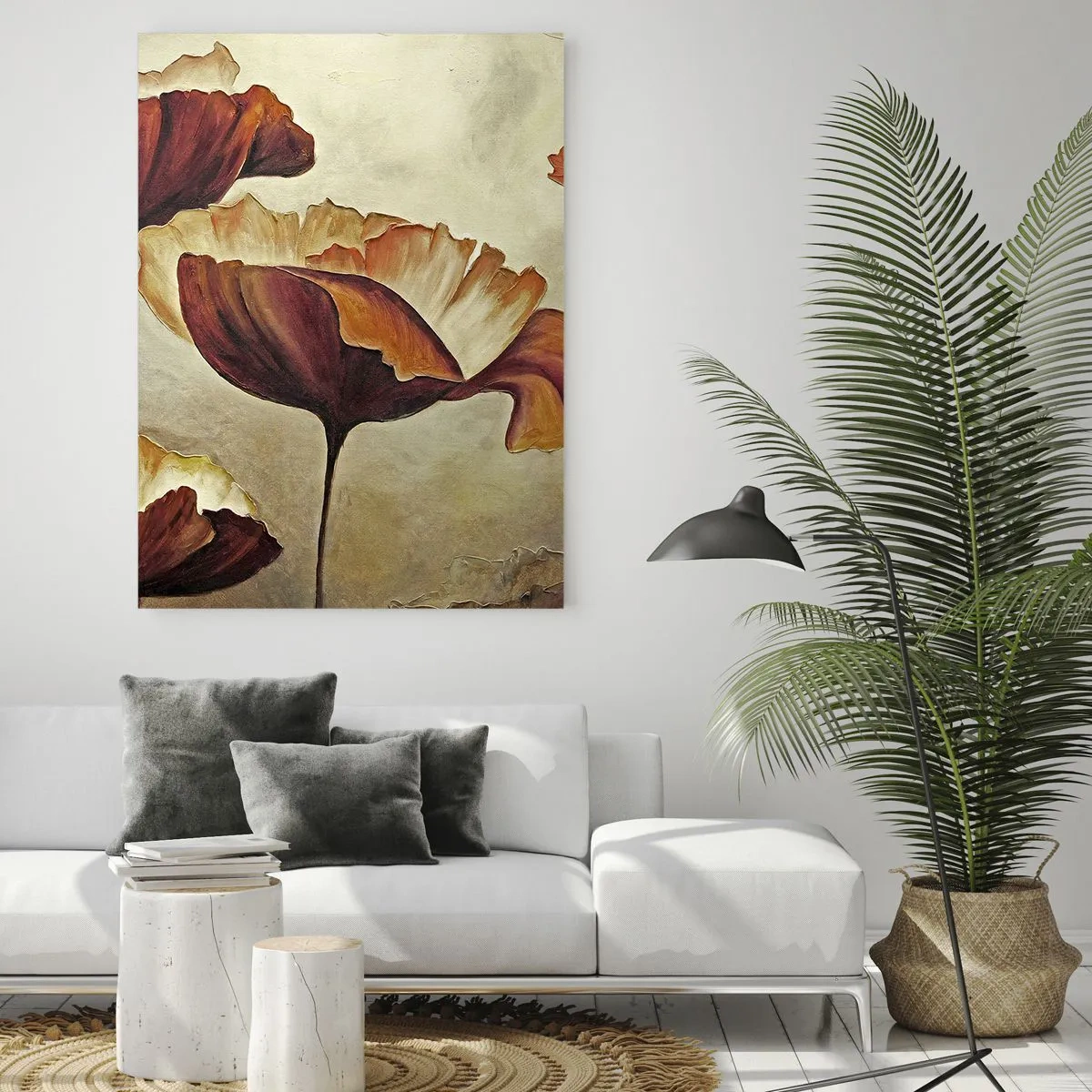 Tablou pe sticlă - Lunca - 50x70 cm