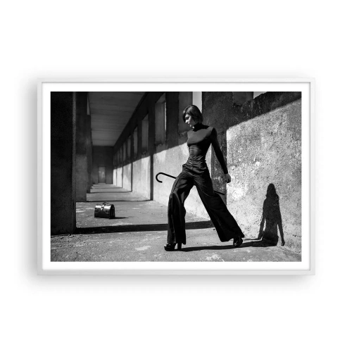 Poster în ramă albă - Eleganță urbană - 100x70 cm