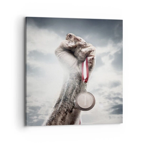 Tablou pe pânză - Per aspera ad astra - 70x70 cm