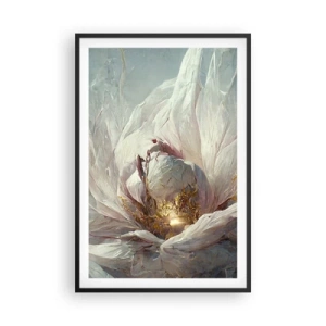 Poster în ramă neagră - Înflorește o dată la o sută de ani - 61x91 cm