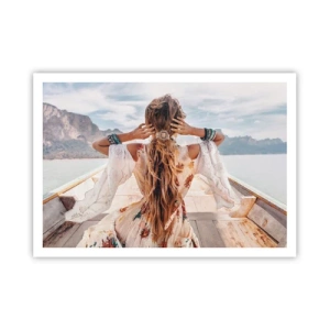 Poster - Pe drumul spre fericire - 100x70 cm