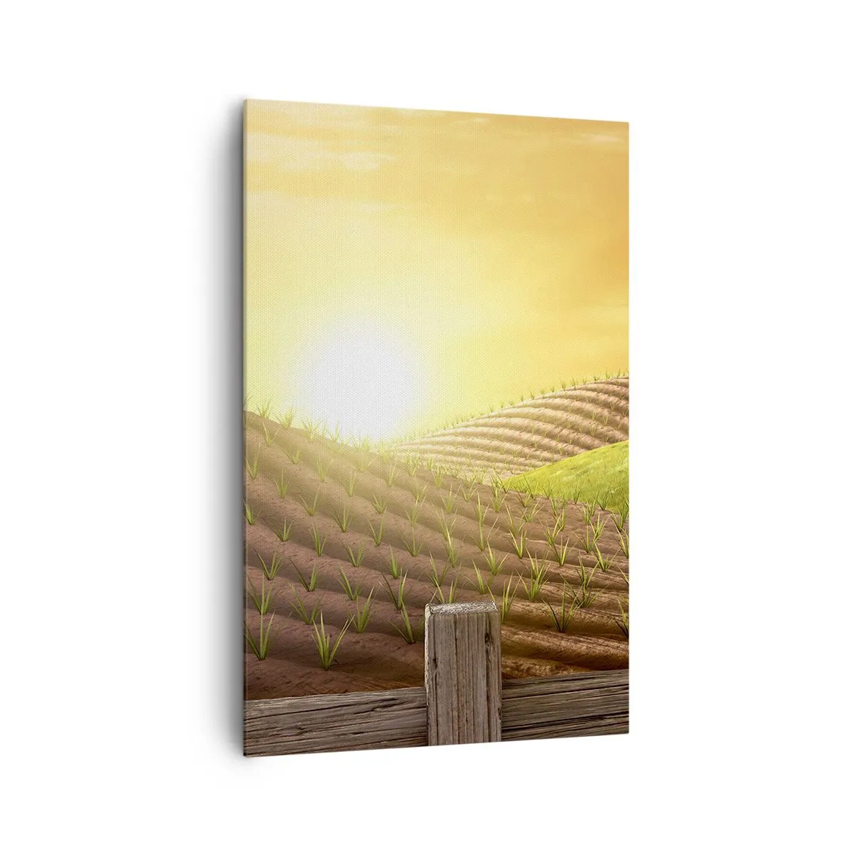 Tablou pe pânză - O fermă ca un basm - 80x120 cm