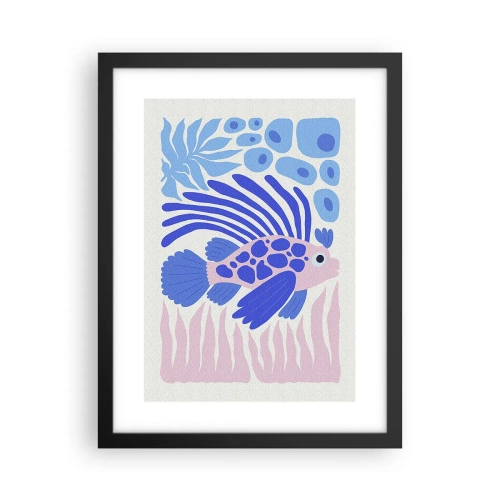 Poster în ramă neagră - Eliberat - 30x40 cm