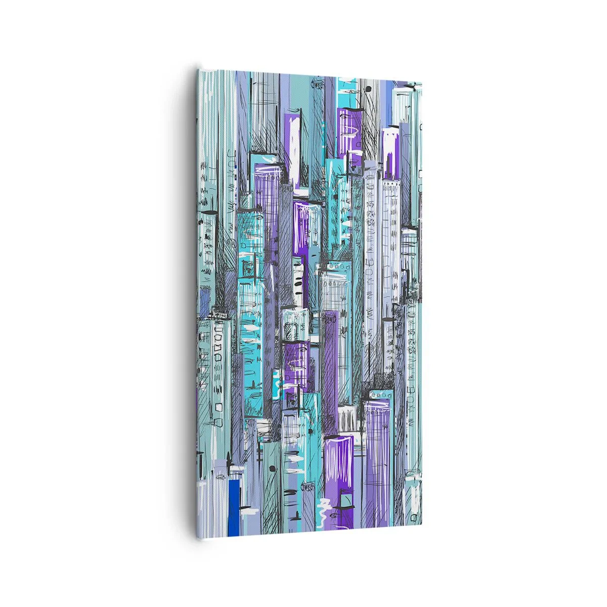 Tablou pe pânză - Albastru din cer - 65x120 cm