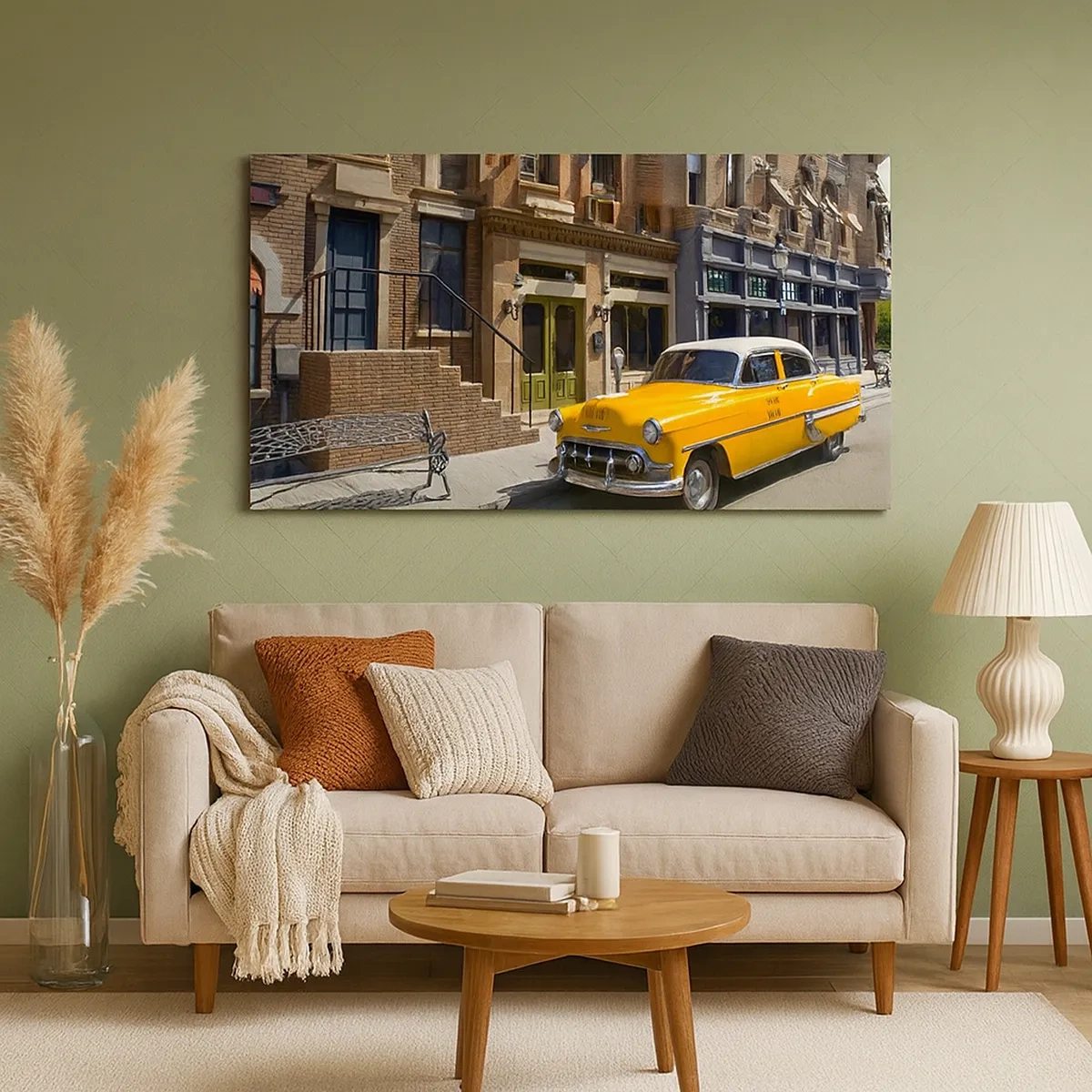 Tablou pe pânză - A fost odată ca niciodată în America - 30x30 cm