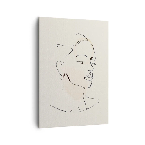 Tablou pe pânză - Cu o linie sigură - 50x70 cm