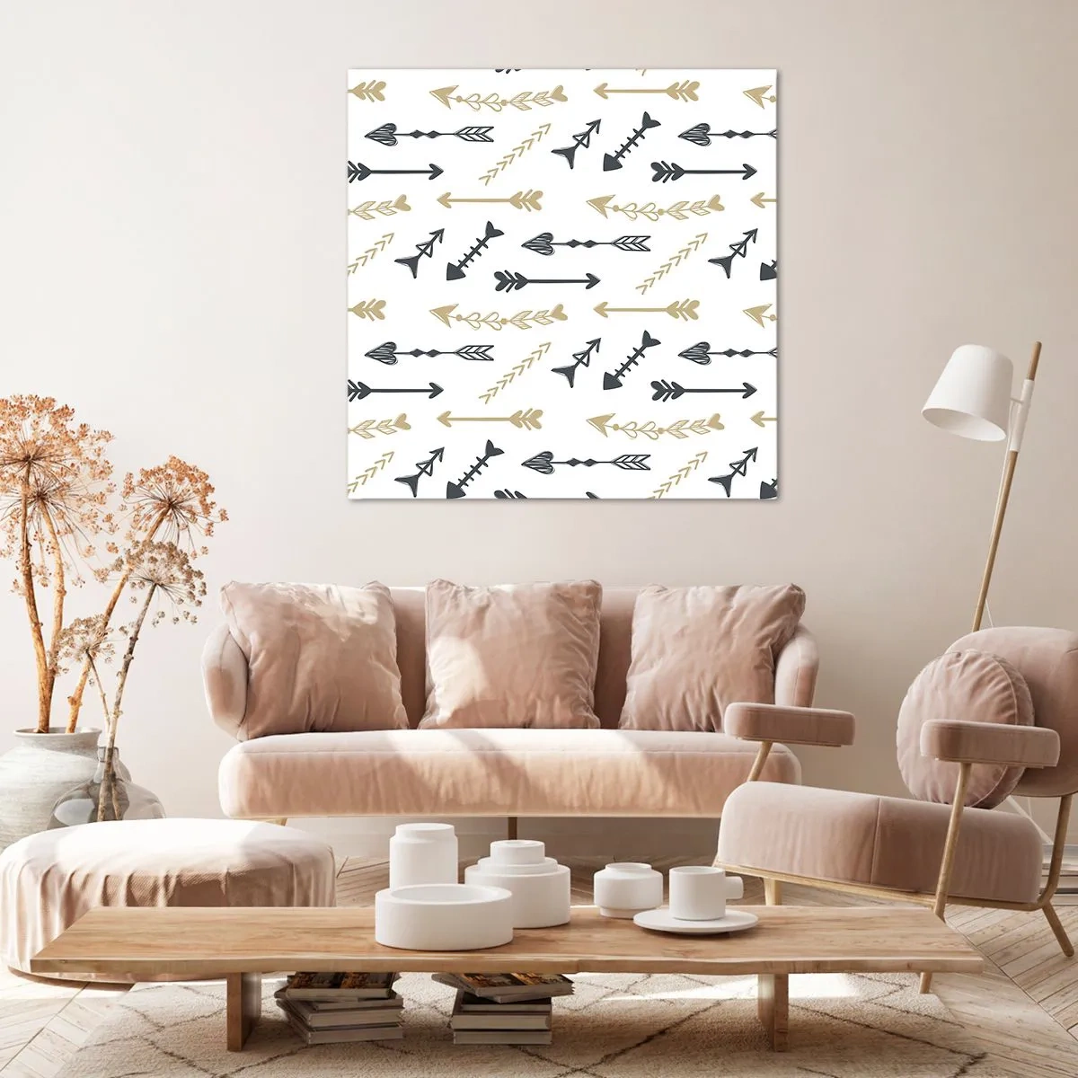 Tablou pe pânză - Visul arcașului - 60x60 cm