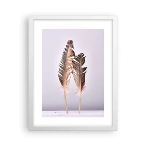 Poster în ramă albă - Împotriva neantului - 30x40 cm