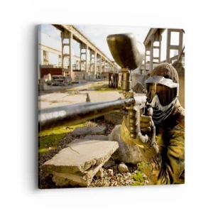 Tablou pe pânză - Și tu poți fi erou - 40x40 cm