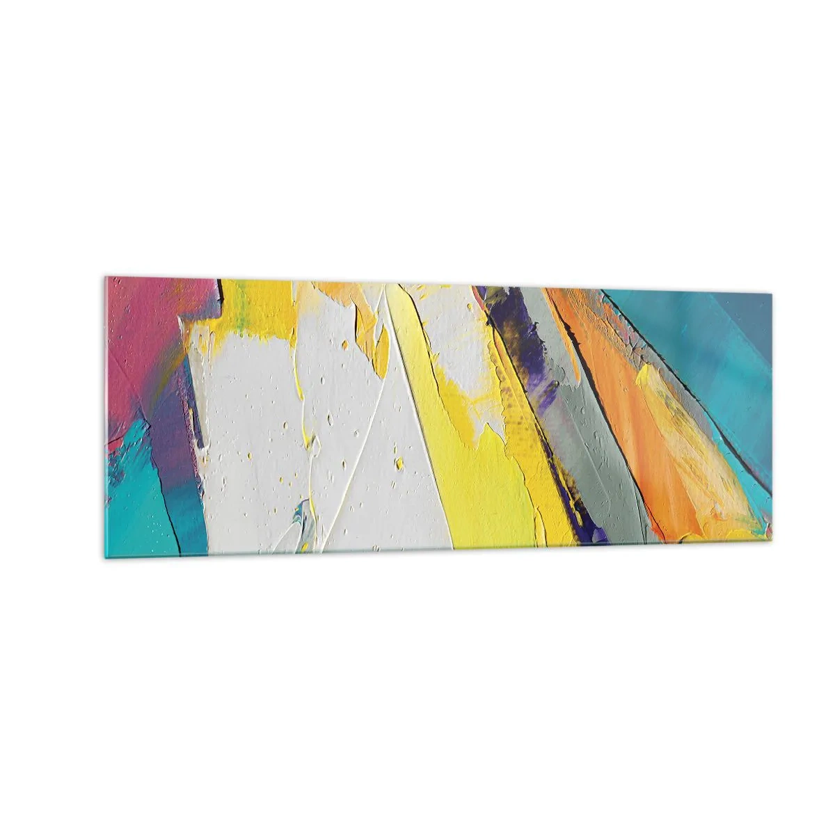 Tablou pe sticlă - Anatomia luminii - 140x50 cm