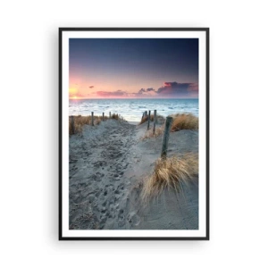 Poster în ramă neagră - Ai revărsat un curcubeu cu splendoare radiantă... - 70x100 cm