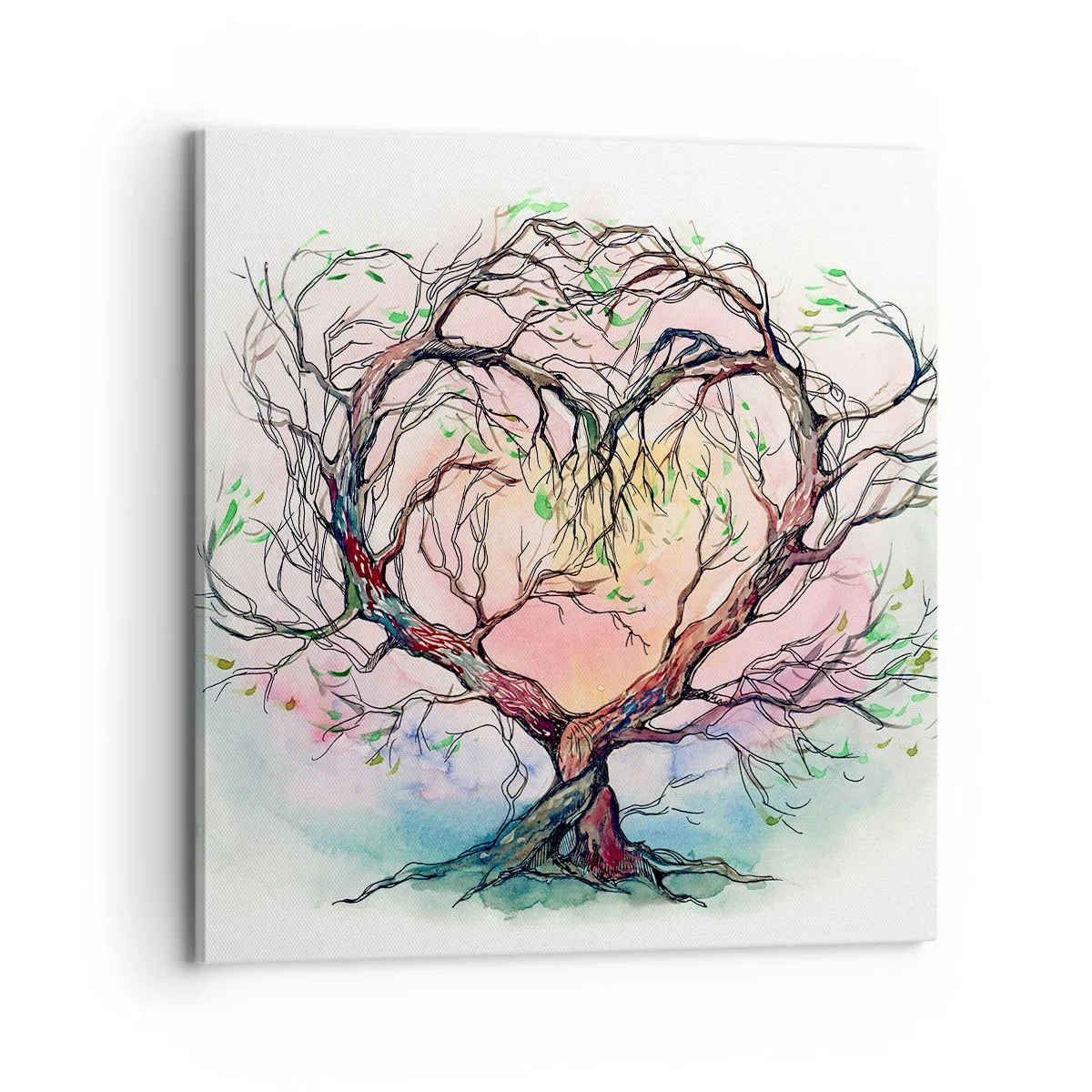 Tablou pe pânză - Împreună împotriva vijeliei - 70x70 cm