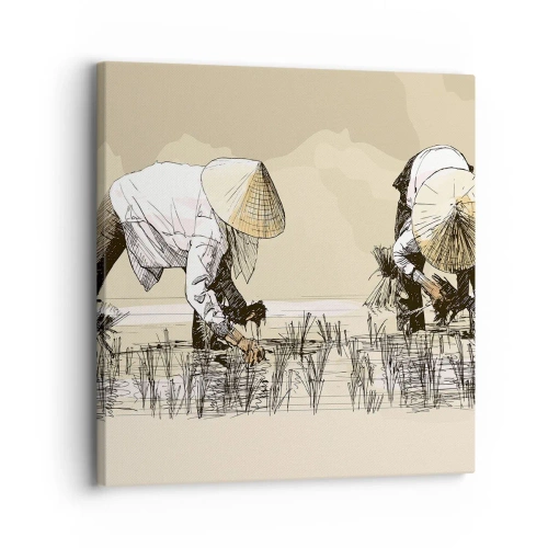 Tablou pe pânză - O recoltă reușită - 30x30 cm