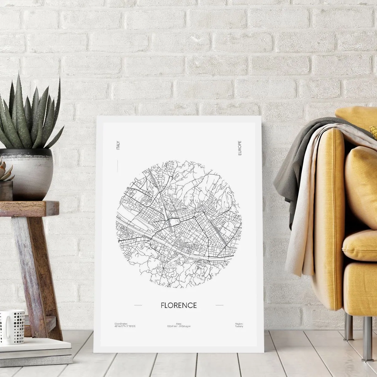 Poster - Anatomia Florenței - 40x50 cm