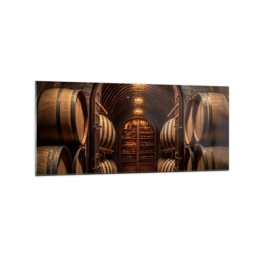 Tablou pe sticlă - Beciul cu atmosferă - 120x50 cm