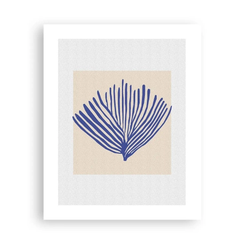 Poster - Evantai albastru - 40x50 cm