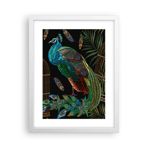 Poster în ramă albă - În veșmânt regal - 30x40 cm