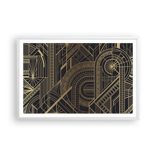 Poster în ramă albă - Concepte, idei, planuri - 91x61 cm