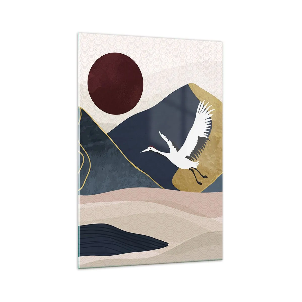 Tablou pe sticlă - Și ziua a zburat din nou - 70x100 cm