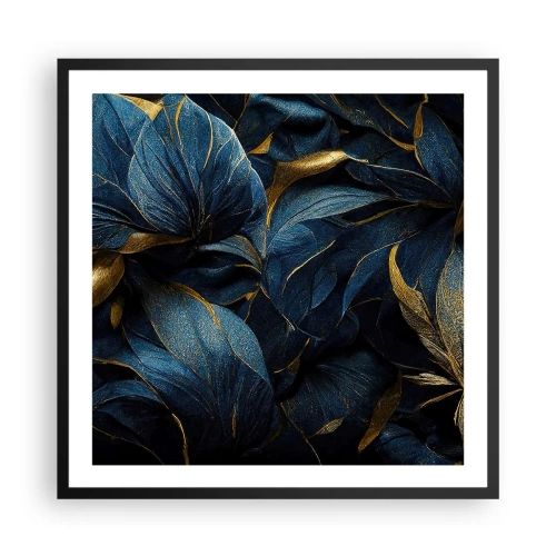 Poster în ramă neagră - Căptușită cu aur - 60x60 cm
