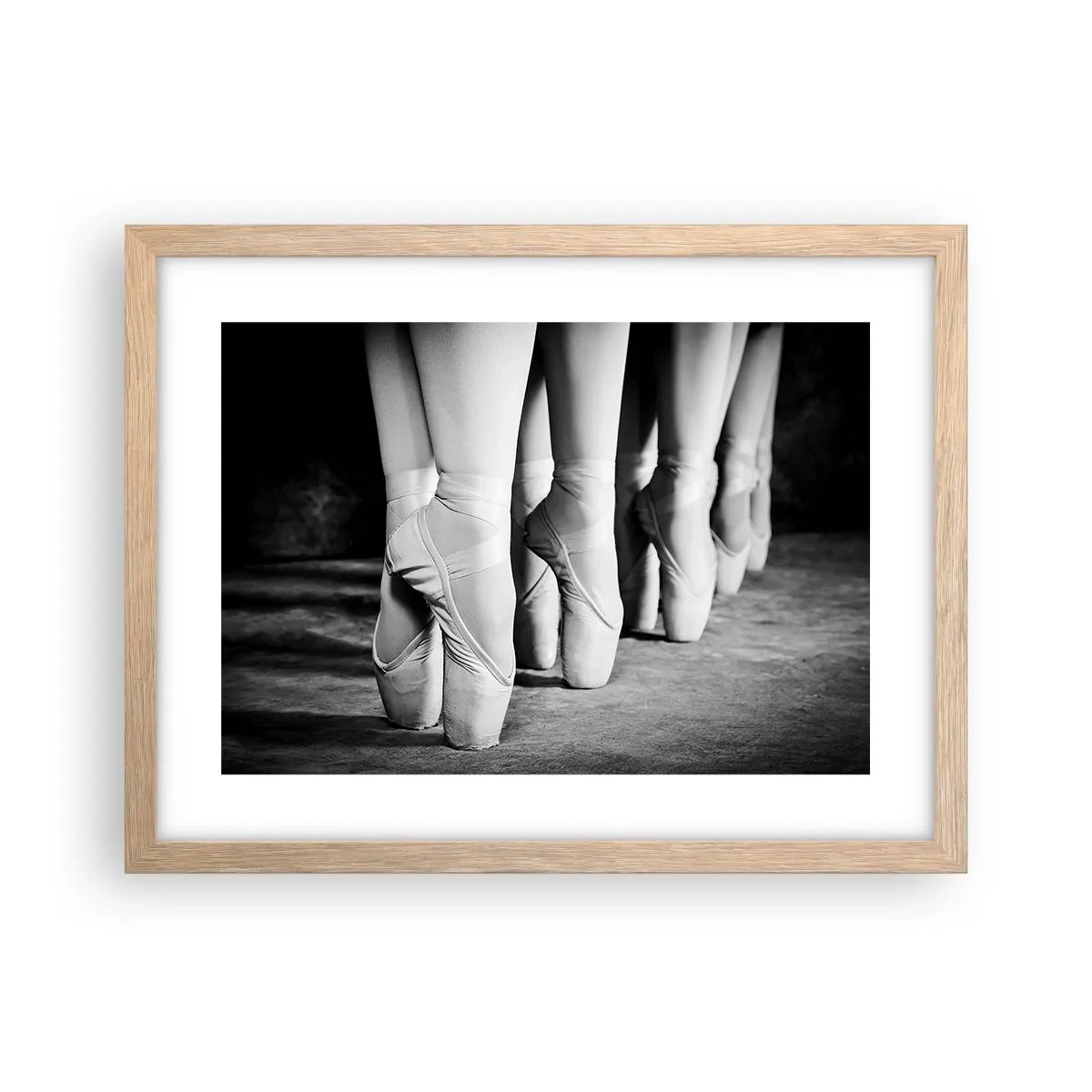 Poster în ramă de stejar deschis - Împreună, elegant - 40x30 cm