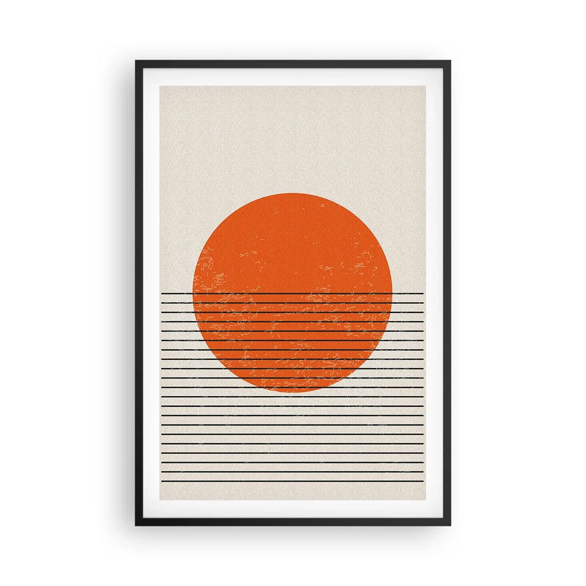 Poster în ramă neagră - Întotdeauna soarele - 61x91 cm