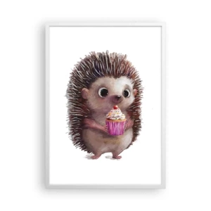 Poster în ramă albă - Fiecare zi este o sărbătoare - 50x70 cm