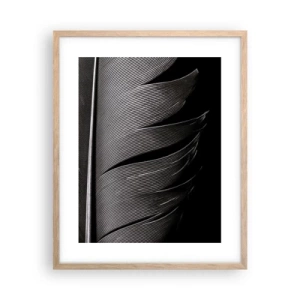 Poster în ramă de stejar deschis - Pana - o construcție minunată - 40x50 cm