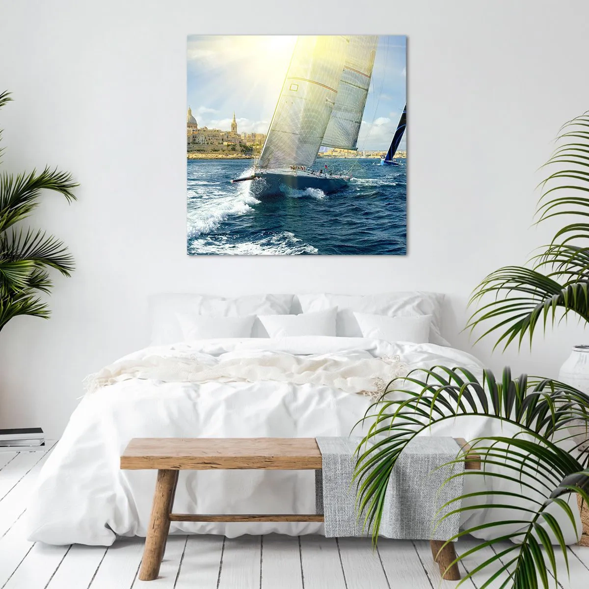 Tablou pe pânză - E timpul să părăsim orașul - 60x60 cm