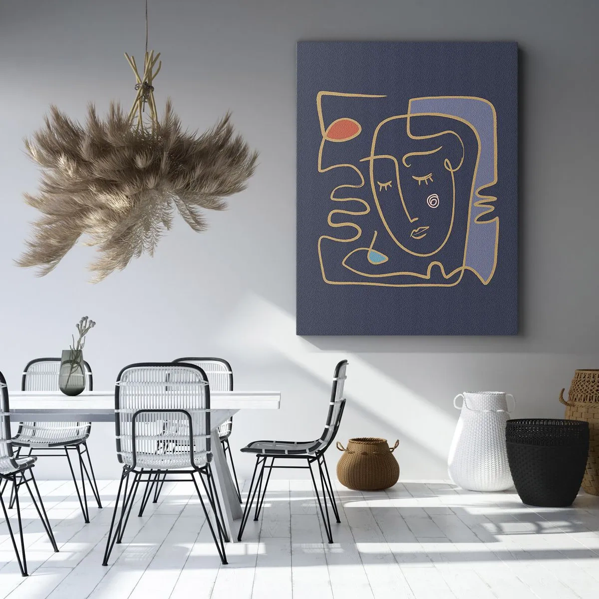 Tablou pe pânză - În reverie - 55x100 cm