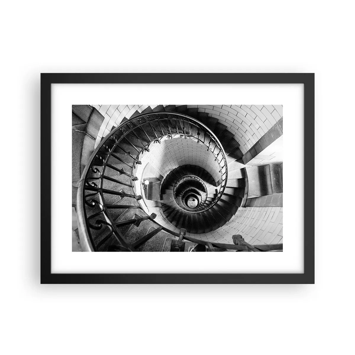 Poster în ramă neagră - Din ce în ce mai sus - 40x30 cm