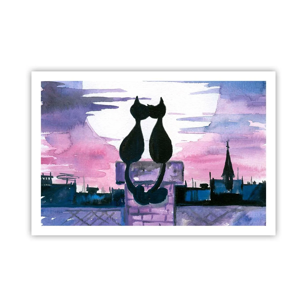 Poster - Rendez-vous sub lună - 91x61 cm