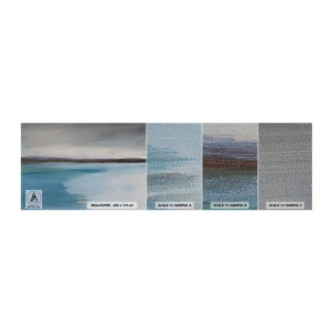 Mostră tapet autocolant Deluxe Sticker - Peisaj orizontal - Mare, Bucată, plajă - 100x30 cm