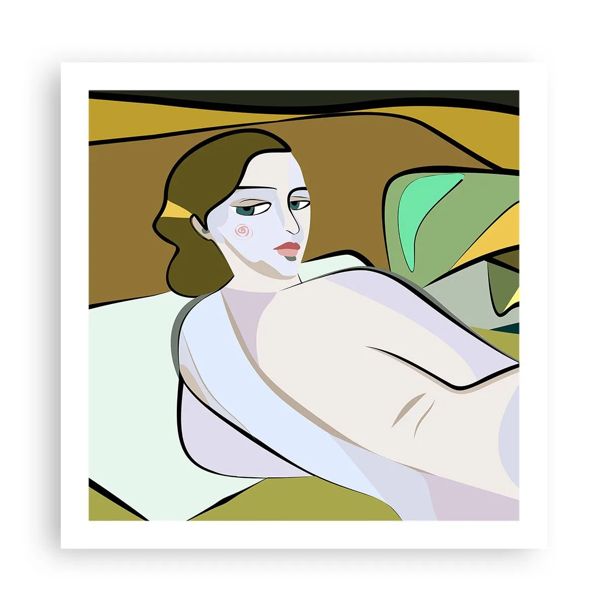 Poster - Portret intim - 60x60 cm